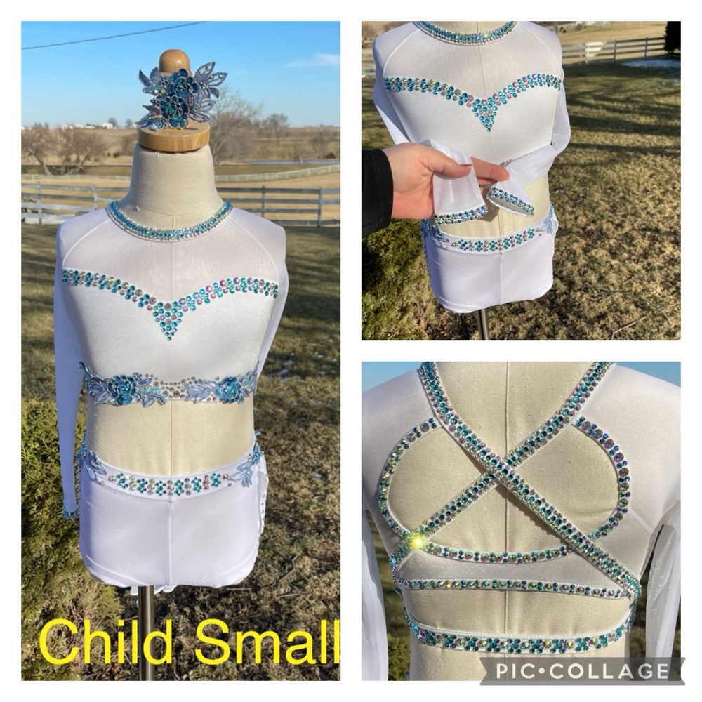 Child Girls Small 6/7 Lyrical Two Piece Costume